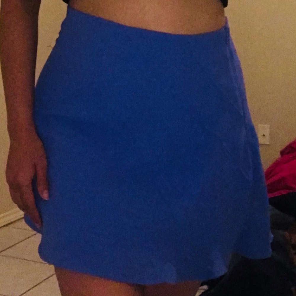 Blue skirt